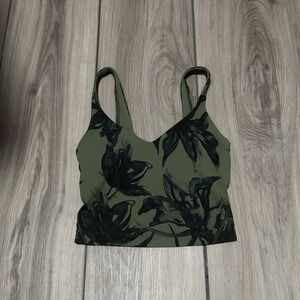Lululemon Align Tank | Botanical Bloom Green Twill Multi | Size 0